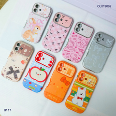 ** Ốp IP 17 vân da viền màu