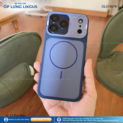 Ốp IP 17 Pro Max Likgus nhám hai màu Magsafe