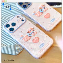 Ốp IP 17 Pro Max dẻo viền tim