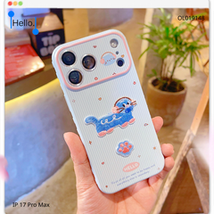 Ốp IP 17 Pro Max dẻo viền tim