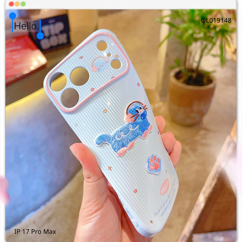 Ốp IP 17 Pro Max dẻo viền tim