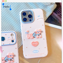Ốp IP 16 Pro Max dẻo viền tim
