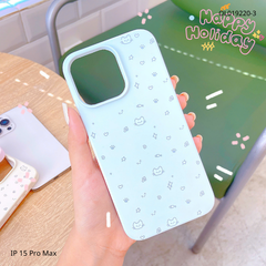 ** Ốp IP 15 Pro Max silicon chống bẩn in hình