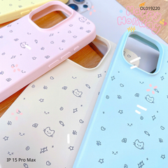 ** Ốp IP 15 Pro Max silicon chống bẩn in hình