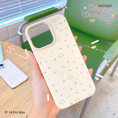 ** Ốp IP 14 Pro Max silicon chống bẩn in hình