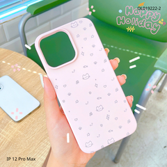 ** Ốp IP 12 Pro Max silicon chống bẩn in hình