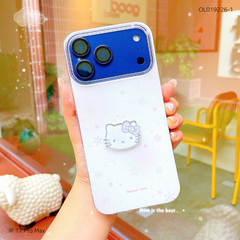 Ốp iPhone 17 Pro Max nhám trắng viền dẻo