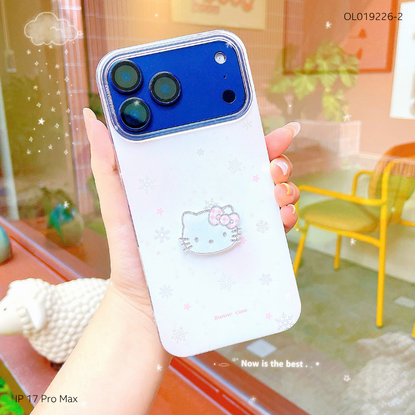 Ốp iPhone 17 Pro Max nhám trắng viền dẻo