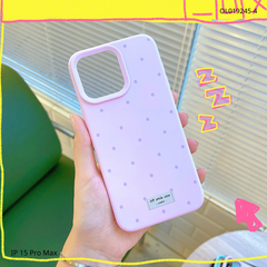 Ốp iPhone 15 Pro Max chấm bi màu