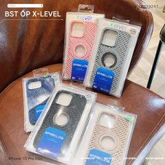 ** Ốp iPhone 16 Pro Max X-Level dẻo màu tản nhiệt magsafe kèm giá đỡ