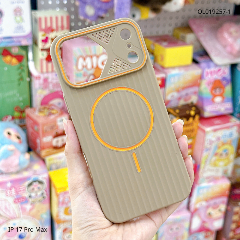 Ốp iPhone 17 Pro Max Likgus dẻo sọc vali