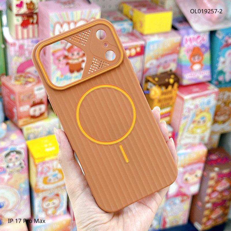 Ốp iPhone 17 Pro Max Likgus dẻo sọc vali