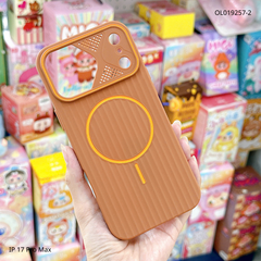 Ốp iPhone 17 Pro Max Likgus dẻo sọc vali
