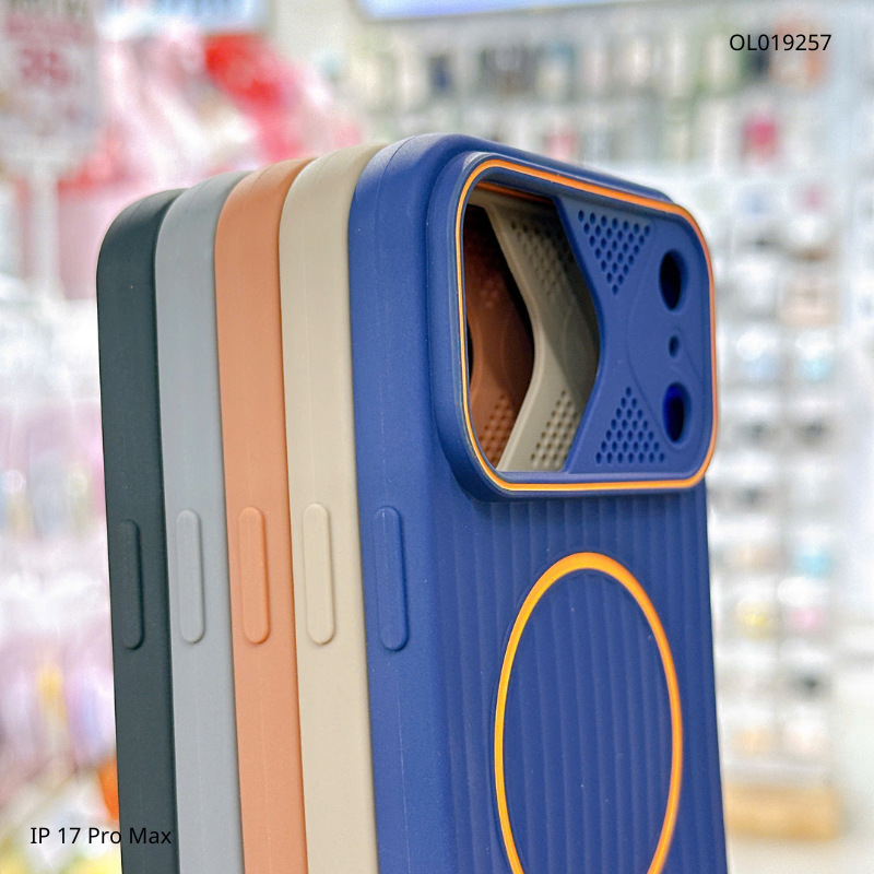 Ốp iPhone 17 Pro Max Likgus dẻo sọc vali