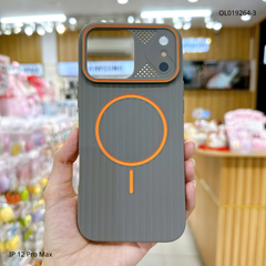 Ốp iPhone 12 Pro Max Likgus độ 17 dẻo sọc vali