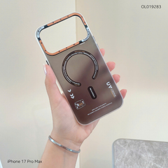 Ốp iPhone 17 Pro Max Likgus Mecha nhám magsafe in chữ
