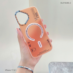 Ốp iPhone 17 Likgus Mecha nhám magsafe in chữ