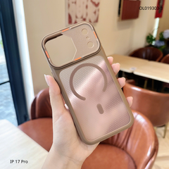 ** Ốp iPhone 17 Pro Likgus nhám tổ ong viền màu
