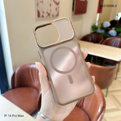 ** Ốp iPhone 14 Pro Max Likgus độ 17 nhám tổ ong viền màu