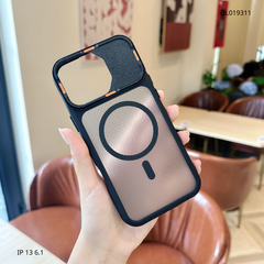 ** Ốp iPhone 13 Likgus độ 17 nhám tổ ong viền màu