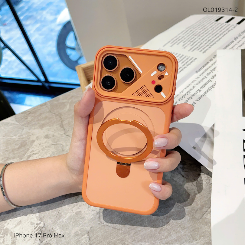 Ốp iPhone 17 Pro Max Likgus nhám 2 màu magsafe giá đỡ