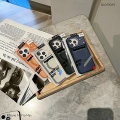 ** Ốp iPhone 16 Pro Likgus độ 17 nhám 2 màu magsafe giá đỡ