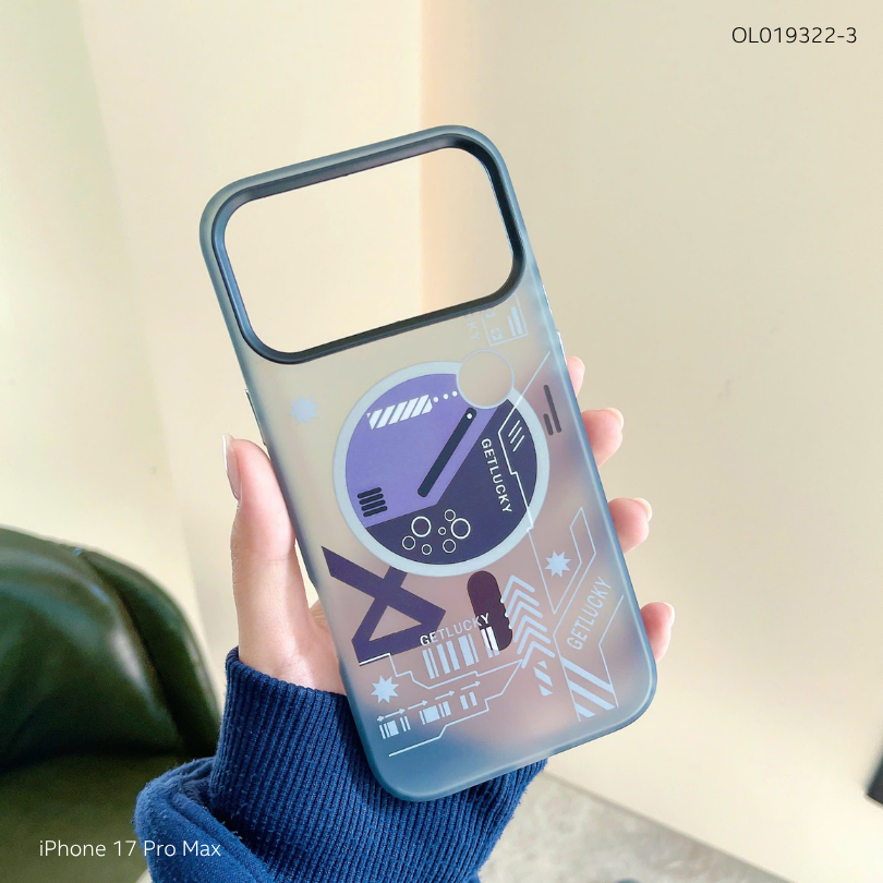 Ốp iPhone 17 Pro Max nhám mờ in hình