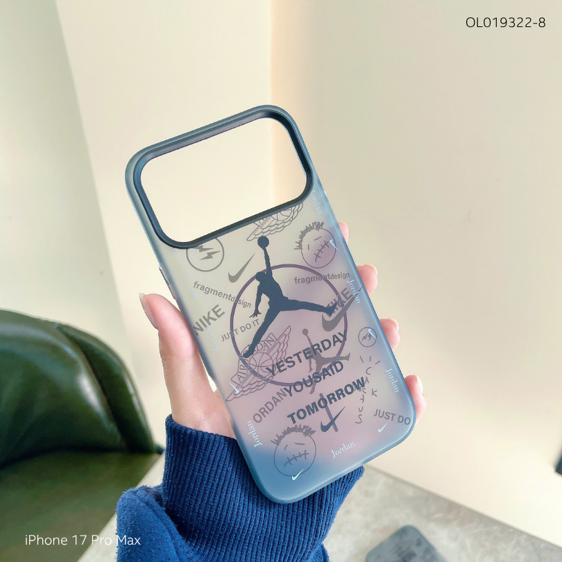 Ốp iPhone 17 Pro Max nhám mờ in hình