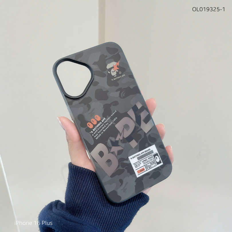 Ốp iPhone 16 Plus nhám mờ in hình