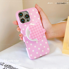 ** Ốp iPhone 16 Pro lưng cứng magsafe kèm pop ngôi sao