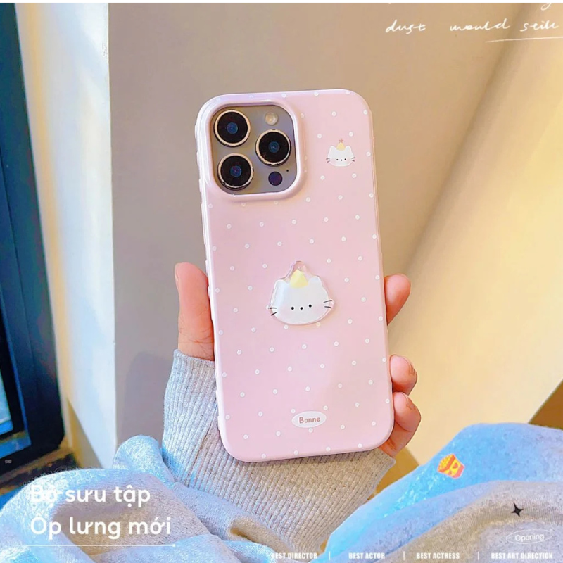 ** Ốp iPhone 12/12 Pro dẻo viền tim