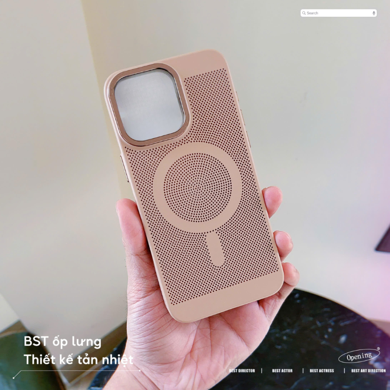 ** Ốp iPhone 16 Plus Likgus tản nhiệt hở viền