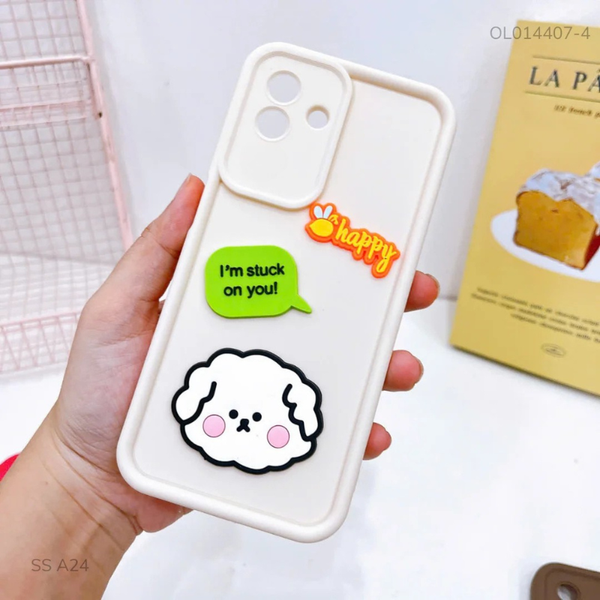 Ốp SS A50/A50s/A30s dẻo mặt cừu trắng nổi cute