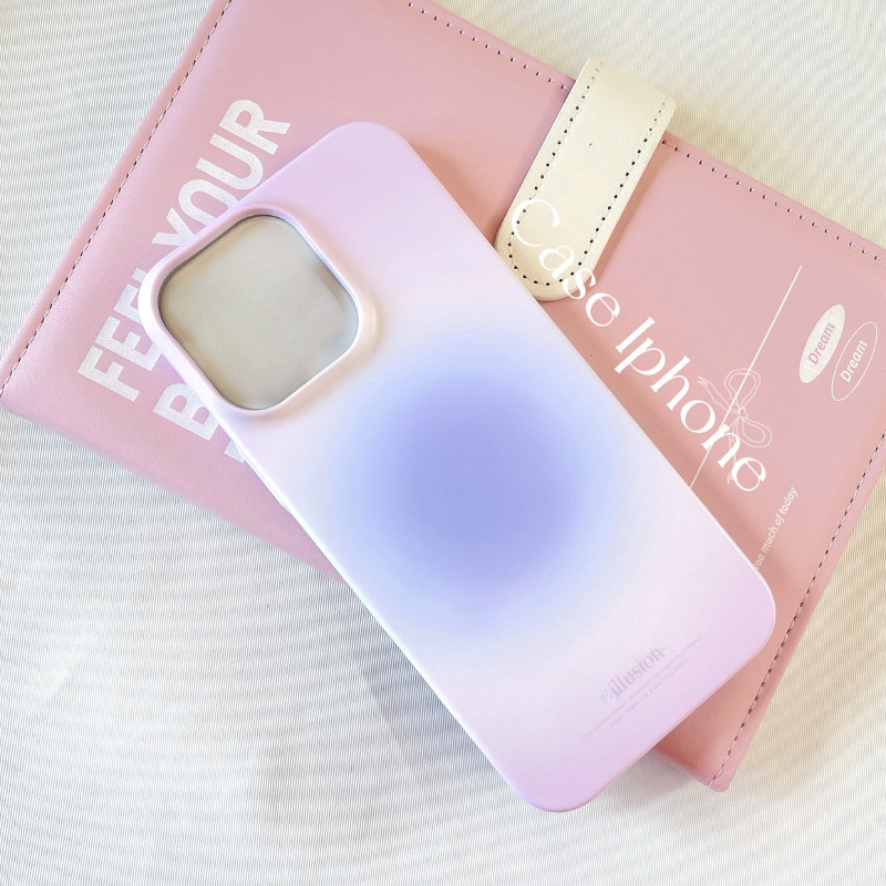 ** Ốp iPhone 14 Pro lưng cứng viền cứng loang màu