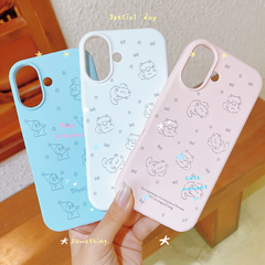 ** Ốp iPhone 17 silicon chống bẩn in hình