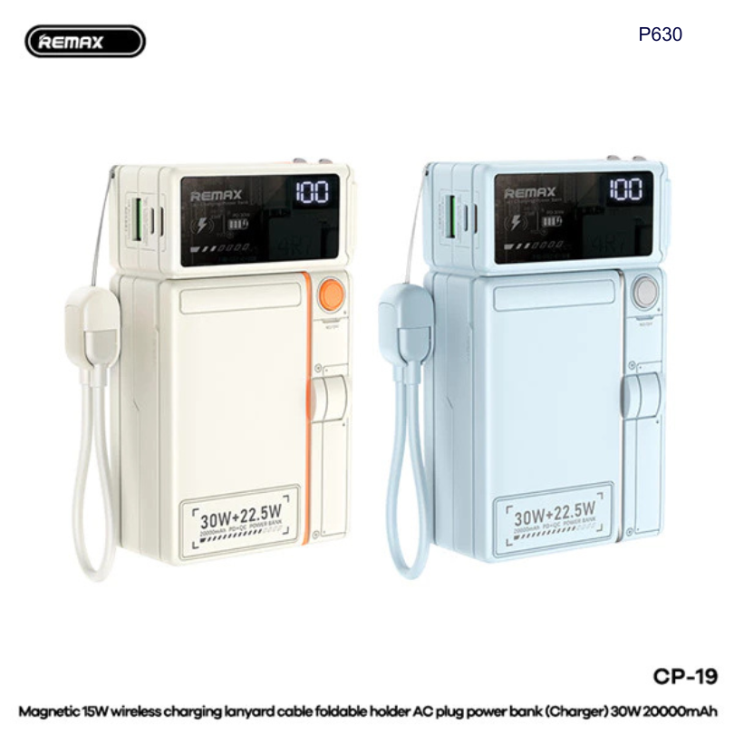 PDP Không dây Remax CP19 20.000mAh 30W