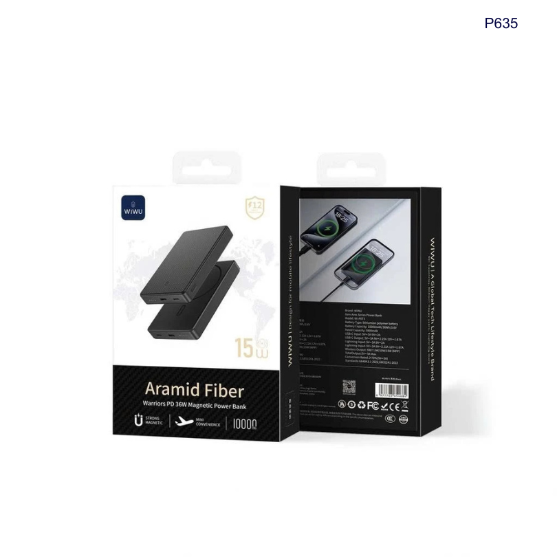 PDP không dây Wiwu Aramid P073 10.000mAh
