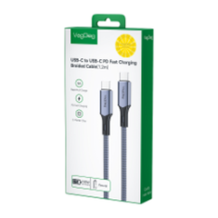 ** Cáp Type C to Type C Veggieg H921 4K60Hz 100W 2m