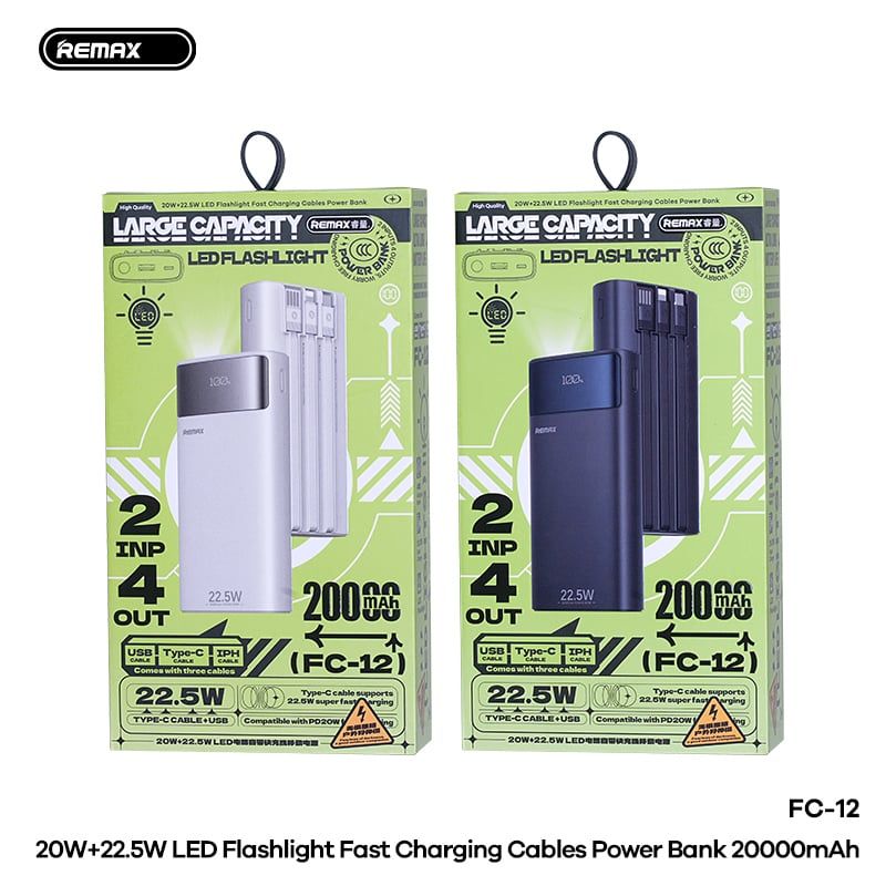 PDP Remax FC12 20.000mAh 22.5W