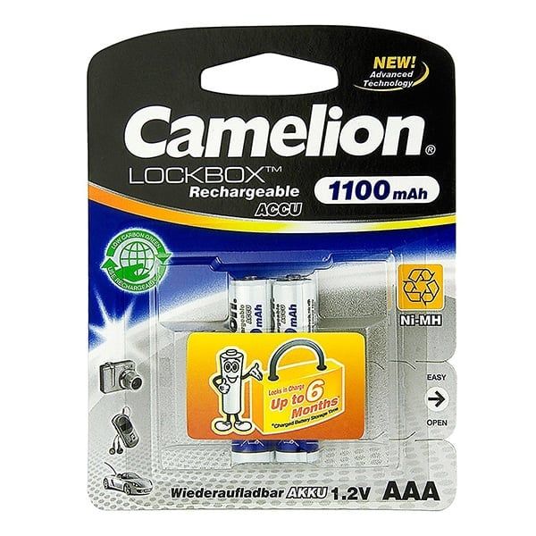 ** Vĩ 2 Pin sạc AAA Camelion 1.100 mAh