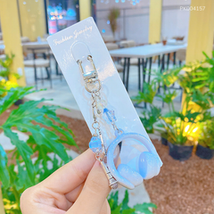 ** Móc khóa ngôi sao chuỗi hạt headphone