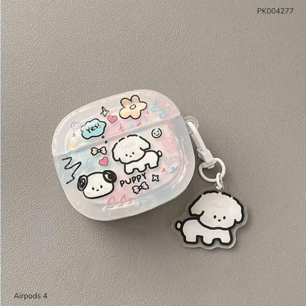 ** Case Airpods 4 dẻo cún Puppy