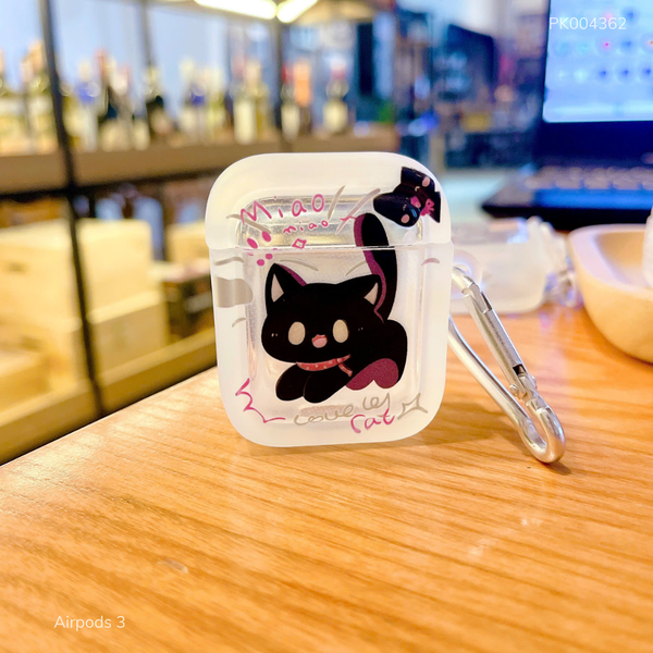 Case Airpods 3 dẻo mèo đeo Miao
