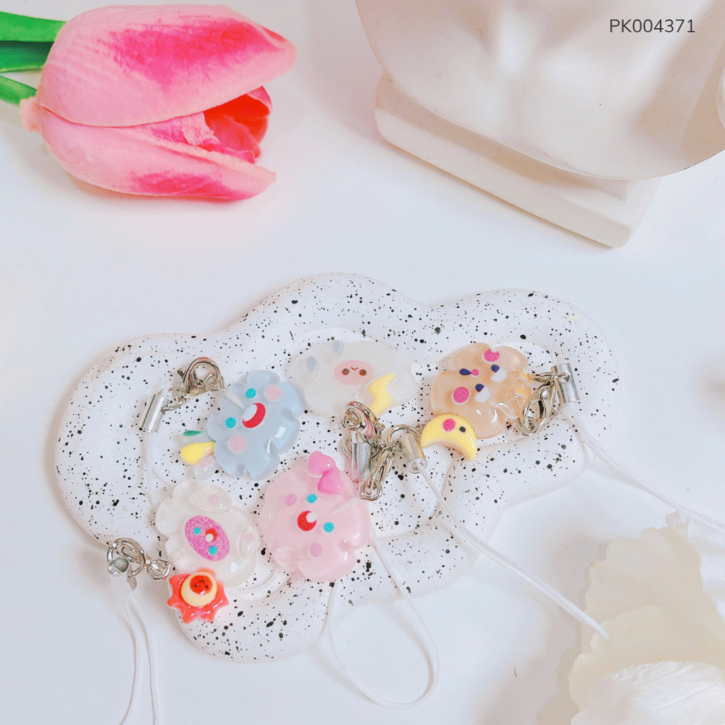 ** Dây đeo điện thoại mini nhựa nhiều hình