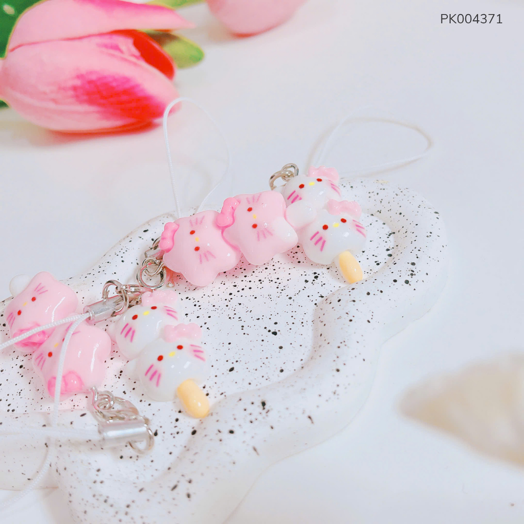 ** Dây đeo điện thoại mini nhựa nhiều hình