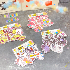 ** Set hình Sticker mix hình Kitty/Kuromi/Melody/PompomPurrin
