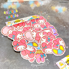 ** Set hình Sticker mix hình Kitty/Kuromi/Melody/PompomPurrin