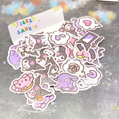 ** Set hình Sticker mix hình Kitty/Kuromi/Melody/PompomPurrin