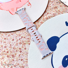 ** Dây Aw silicon khắc Hello Kitty 38/40/41