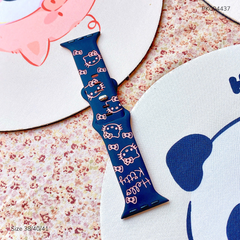 ** Dây Aw silicon khắc Hello Kitty 38/40/41